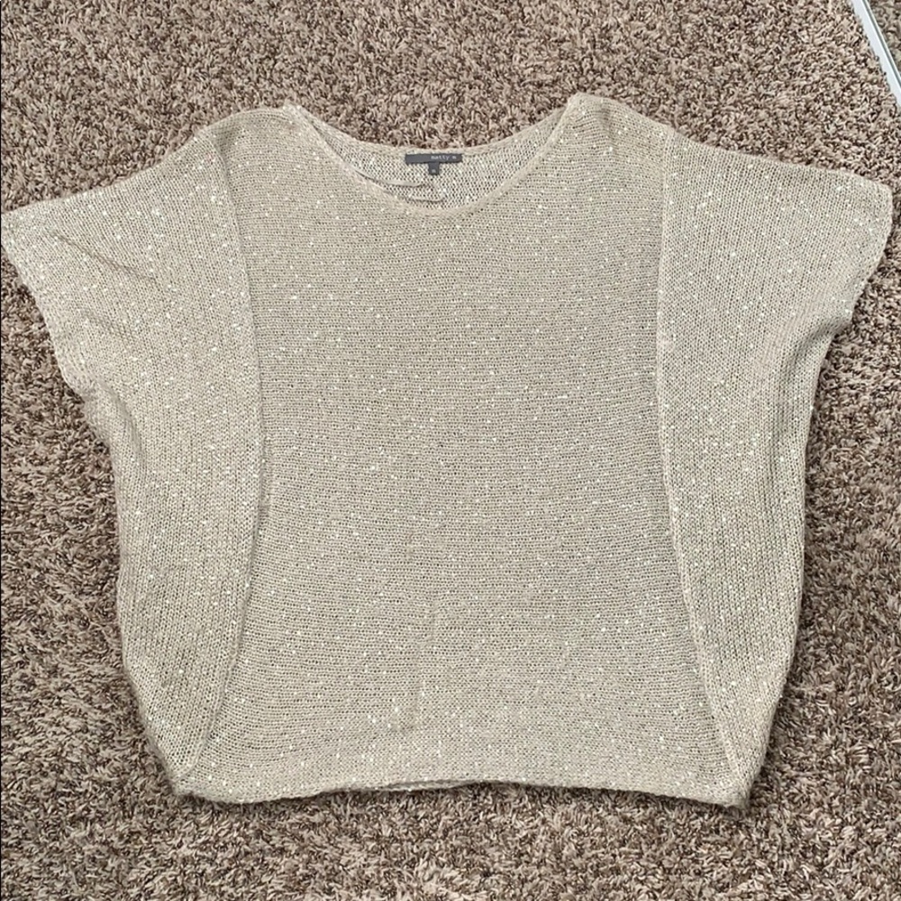 Winged Sequin Sweater